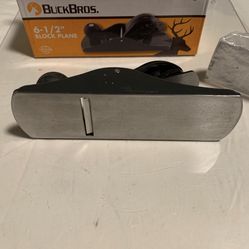 Buck bro 6-1/2” Hand Wood Planer (lightly Used)