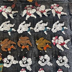 Hello Kitty Buff Gym Enamel Pins 