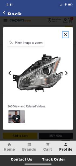 Driver side Halogen Headlight Assy