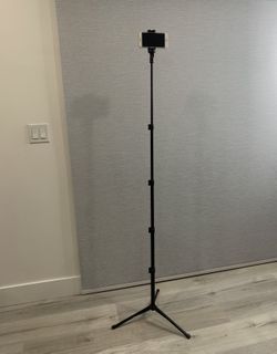 62" Phone Tripod, All in One Extendable Tripod Stand Selfie Stick with Wireless Remote