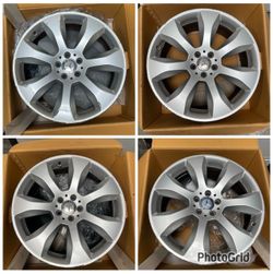 2010-2015 Mercedes-Benz GLK OEM 7 Spoke Wheels 20x8.5 - 5x112 Silver
