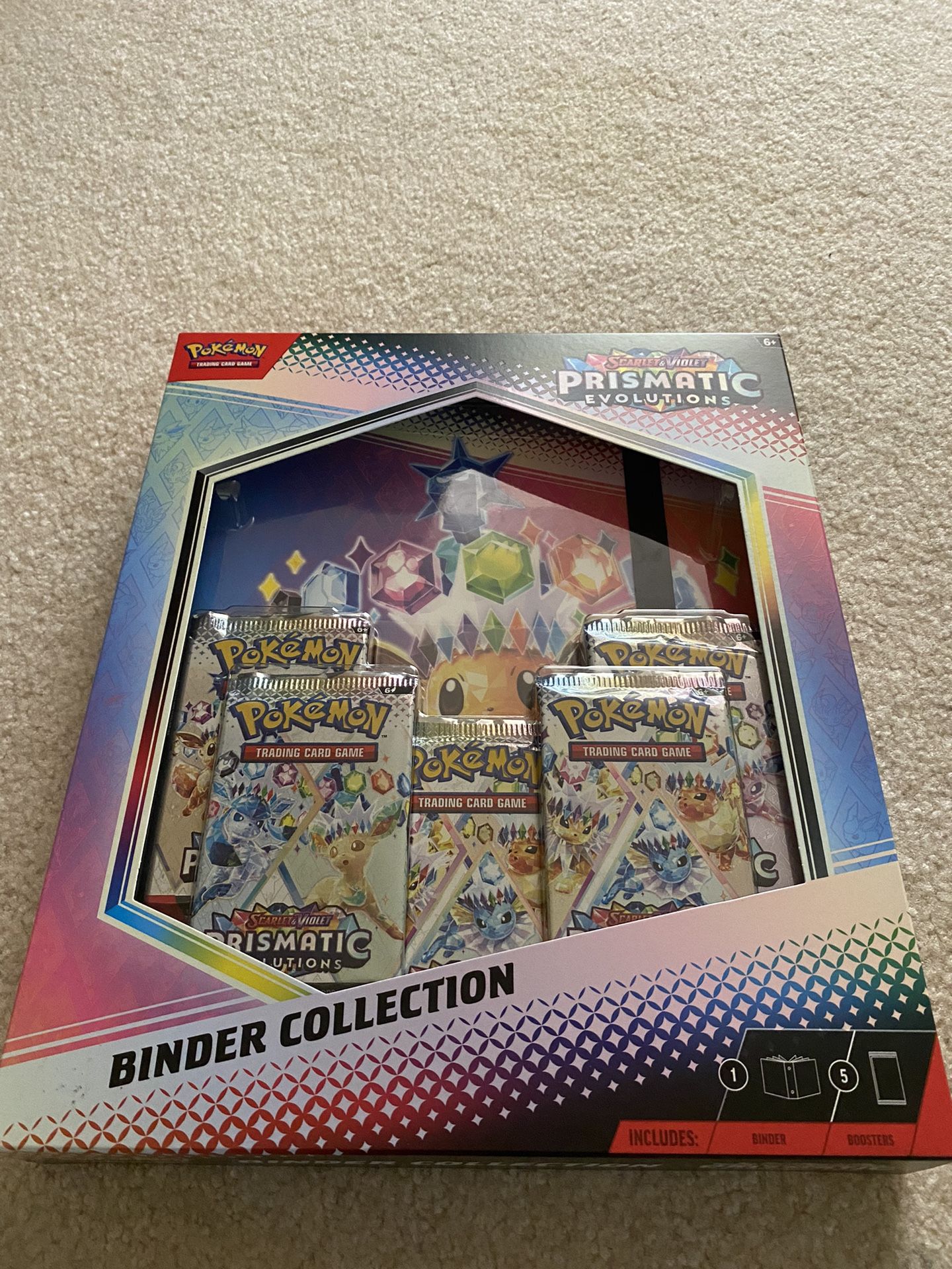 Pokemon Prismatic Evolutions Binder Collection