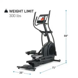 NordicTrack AirGlide 14i Elliptical W/ 14” Touchscreen, Incline/ Decline, Magnetic Resistance 