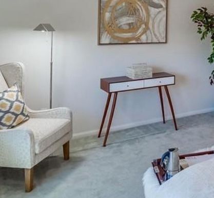 Small Midcentury Modern Desk / Side Table