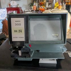 Vintage Mid Century 1960s Montgomery Wards Duo 8 Model 300 Super 8 Film Splicer/Viewer Photography Equip