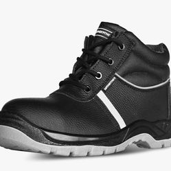 SAFEWAYPOWER Work Boots • Men’s 10 • Steel-Toe Style • OPEN BOX