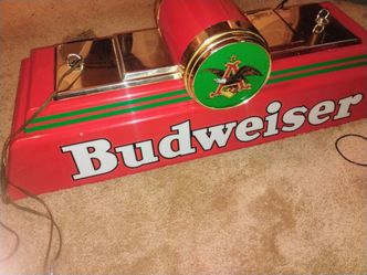 BUDWEISER POOLTABLE LAMP