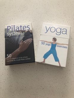 Yoga and Pilates cards decks