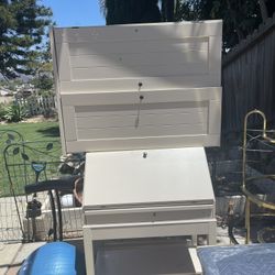 IKEA, Discontinued Alve secretary desk with hutch Set Or Ybo 