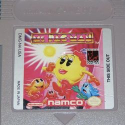 Ms. Pac-Man Nintendo Gameboy Video Game - GB