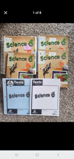 BJU Science 6 textbook for 6th grade