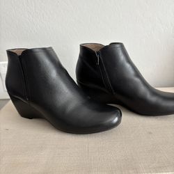 Wedge Heel Ankle Boots New