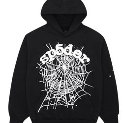 Sp5der OG Web Hoodie “Black”