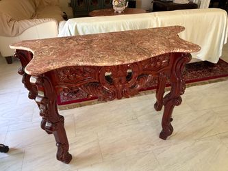 Marble top table