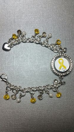 Sarcoma Cancer Awareness Beaded Bracelet