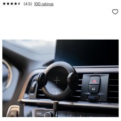 Hudly Fast 15W Wireless Charger Car Mount with Robotic Arms