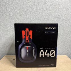ASTRO Gaming A40 TR X-Edition Headset For Xbox Series X I SlOne, PS5, PS4, PC, Mac, Nintendo Switch - Black/Red