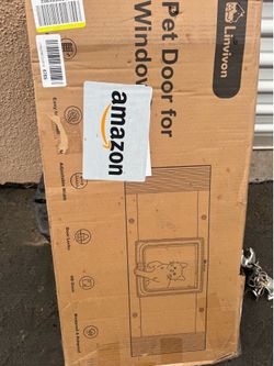 Window cat door, quick installation, adjustable width from 27 to 32 inches, cat window door with 4 locking modes, magnetic closure design, weatherproo