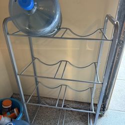 Heavy-Duty 5-Gallon Water Jug Storage Rack – Holds 8 Bottles