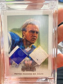 Peyton Manning Game Worn 10/10