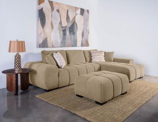 💥NEW Trendy Neutral Living Room Sofa Sectional Chair Ottoman💥NO CREDIT NEEDED $10 Down
