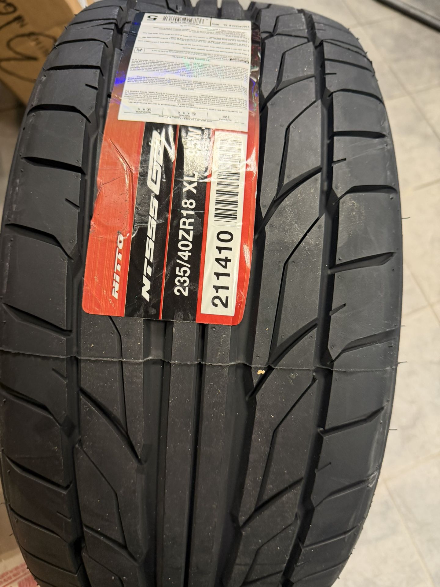 Nitto Tires 18” Summer Tires