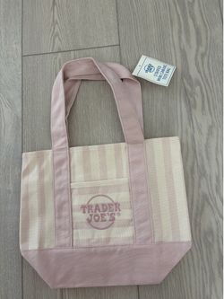 Trader Joe’s Striped Mini Canvas Tote