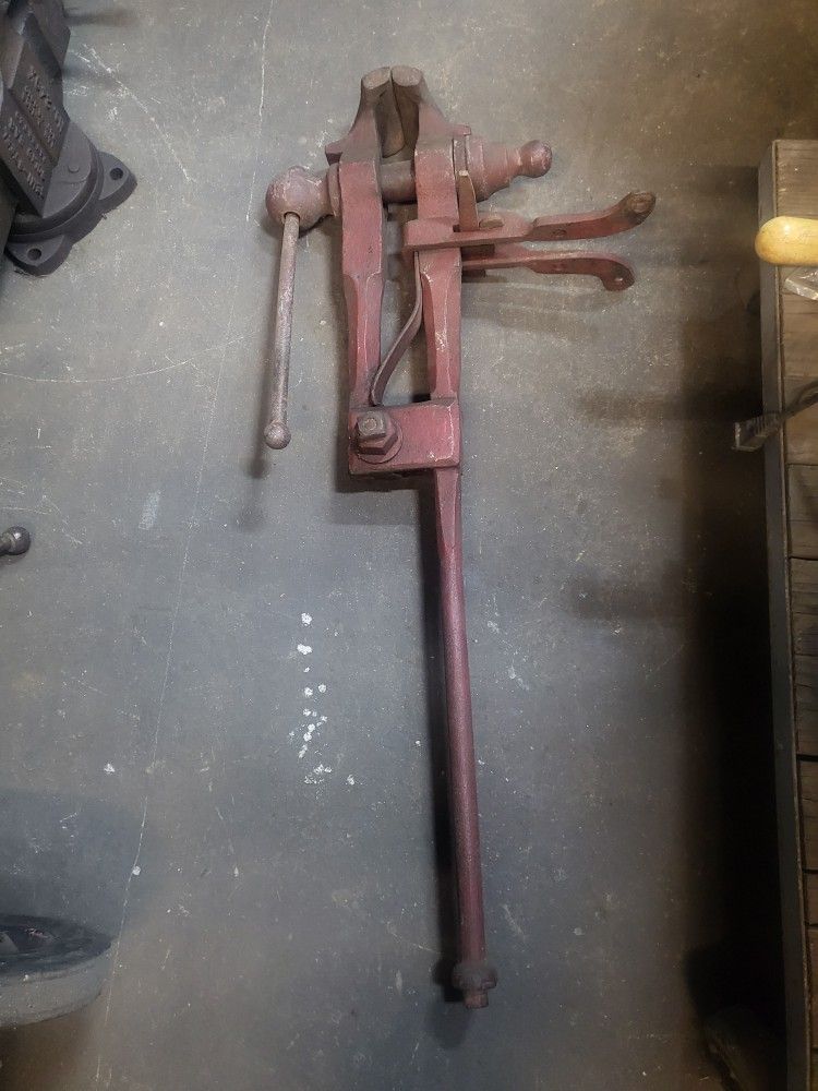 Blacksmith Leg Vise Post Vice Tool Metal Tools