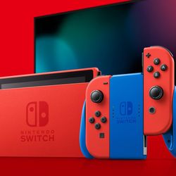 Nintendo Switch Mario Red & Blue Edition Console (New)
