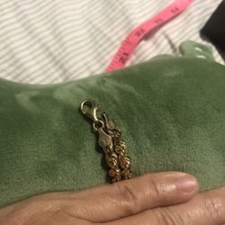 28 Inch 14k Rope chain Semi Hollow