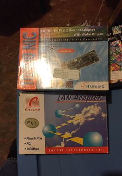 Nib PCI NIC, 2 opened box $5!!