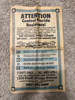 Vintage News paper from 1988