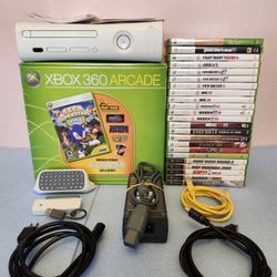 XBOX 360 20GB Arcade Console - 23 Games Bundle
