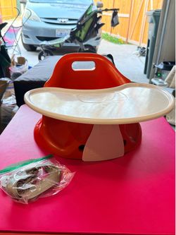 Upseat Baby Chair with Tray and Straps Red Limited Edition Color