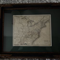 Antique Map Of United States 1830’s