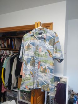 Godzilla Hawaiian Button-Up Shirt