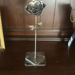Stainless Steel Handmade Rose