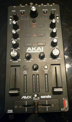 Akai Professional AMX 2-channel DJ controller with built-in audio interface for Serato DJ