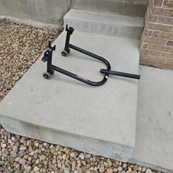 Motorcycle Stand, Rear Wheel.