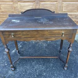 Antique Console table / Desk - Project Piece 