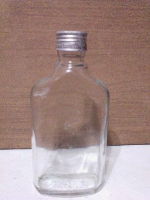 Vintage.Hazel Glass Bottle W/ Cap  Hazel Atlas Tonic Apothecary Elixir Bottle.Vintage Hazel Bottling 