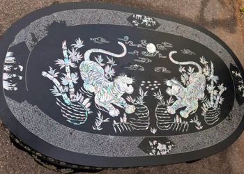 Japanese Antique Mother of Pearl Tea Table