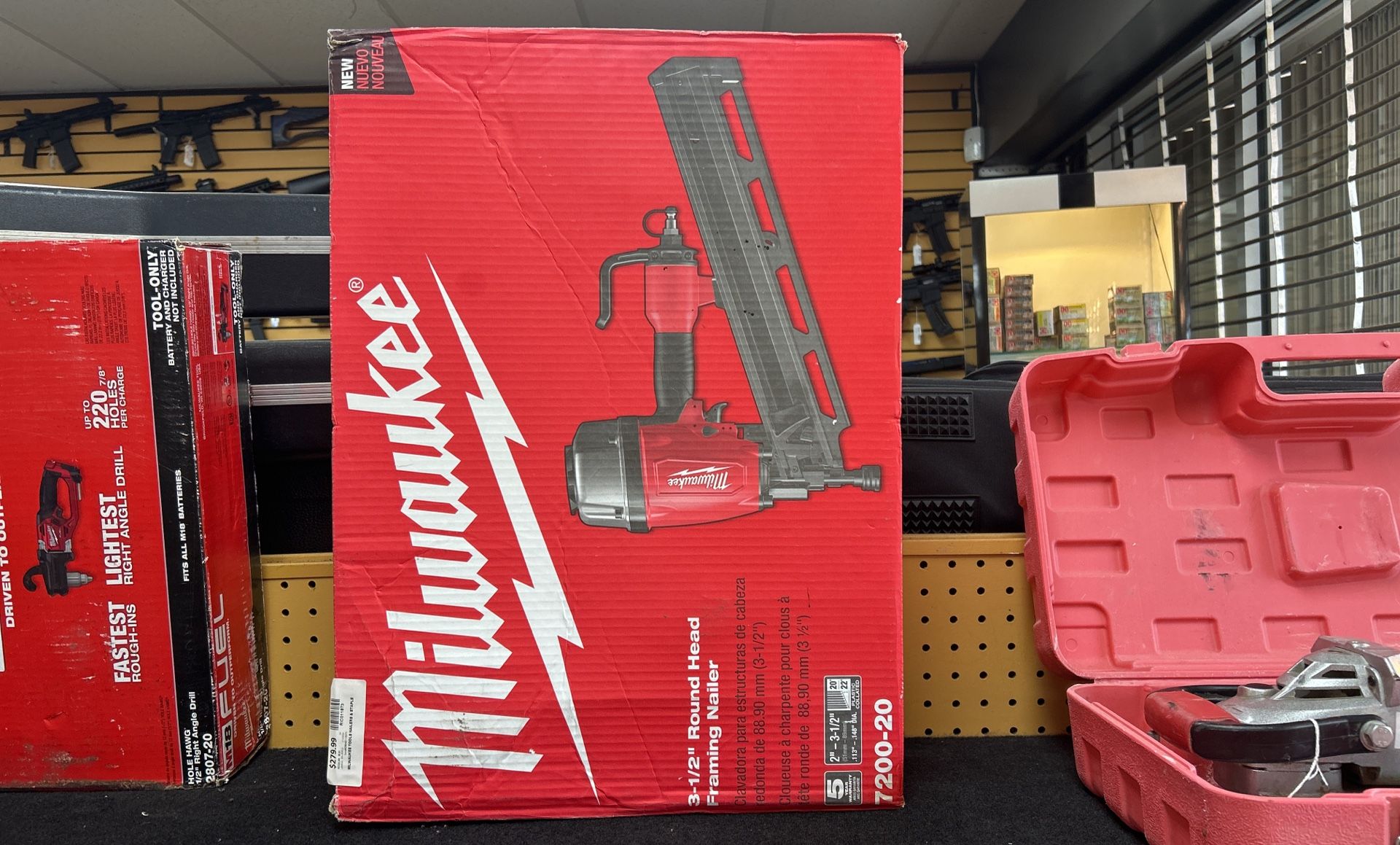 Milwaukee 3-1/2” Round Head Framing Nailer
