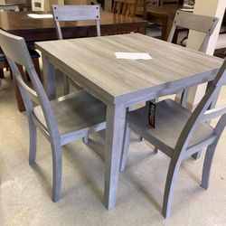 Henderson Gray 5-Piece Dining Room Set /Dining table and Chairs