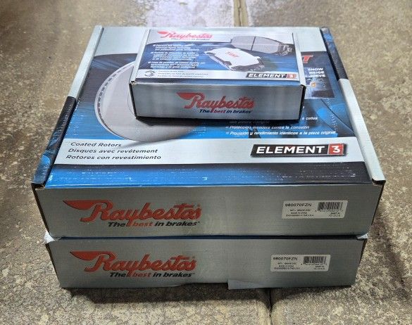 New 2014 Nissan Altima Rear Brake Pads/Rotors