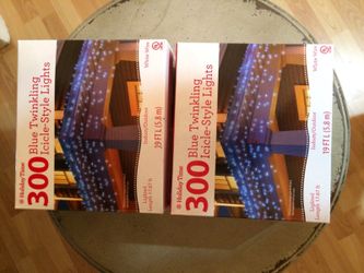 Holiday time 300 Blue twinkling