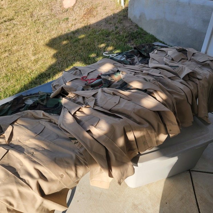 10 Pieces Of Military Uniforms