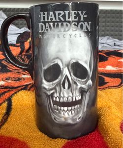 2015 Harley Davidson G Skull vintage mug