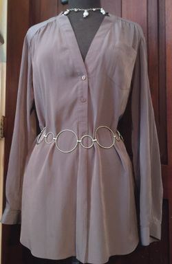 ZOA washed tunic top mini dress size S