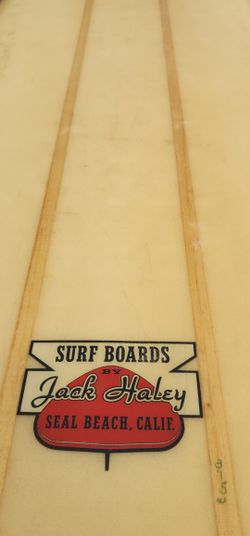 Vintage 1960s Jack Haley Longboard